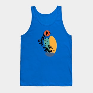 Minimalist Abstract Nature Art #29 Gentle Plant Flowering and Growing Tank Top